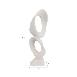 DARIENSTONE WHITE DECOR 25 (IN) 9