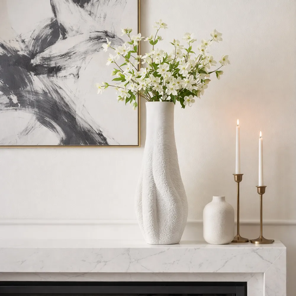 HADFIELDROSE IVORY VASE 20 (IN)