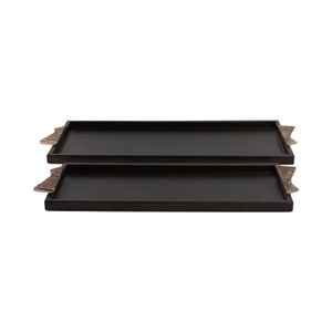 KIRBYTON SET OF 2 GRAY TRAY 1 (IN) 1