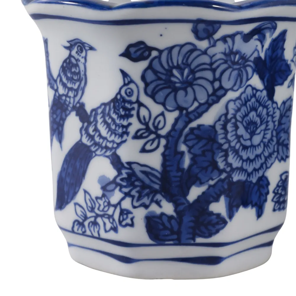 BERGENFIELD SET OF 2 BLUE PENCIL CUP 4 (IN)