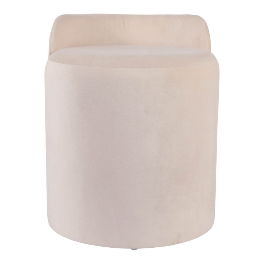 BAYARDMILL WHITE OTTOMAN 22 (IN)