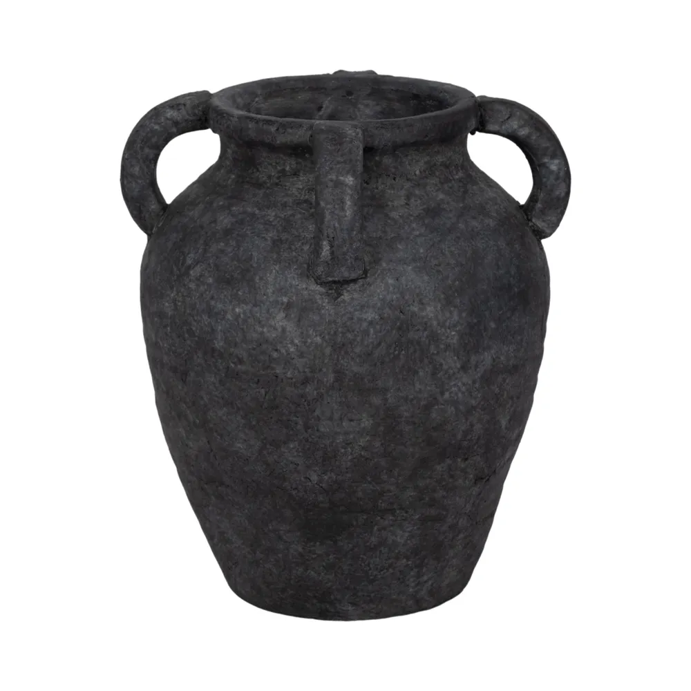 SKYELAKE BLACK VASE 10 (IN)