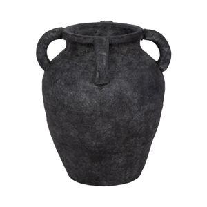 SKYELAKE BLACK VASE 10 (IN) 4
