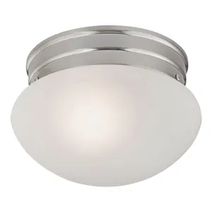 Elowen 8'' Wide 1-Light Flush Mount - Brushed Nickel 1
