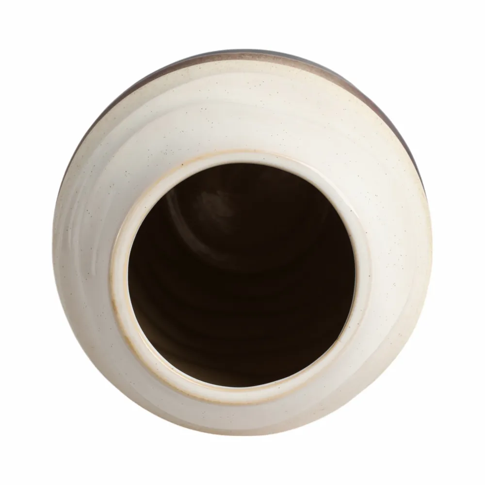BAIRDSTONE BROWN VASE 19 (IN)
