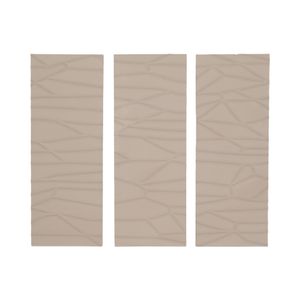 FLORAHAVEN SET OF 3 IVORY ART 63 (IN) 1