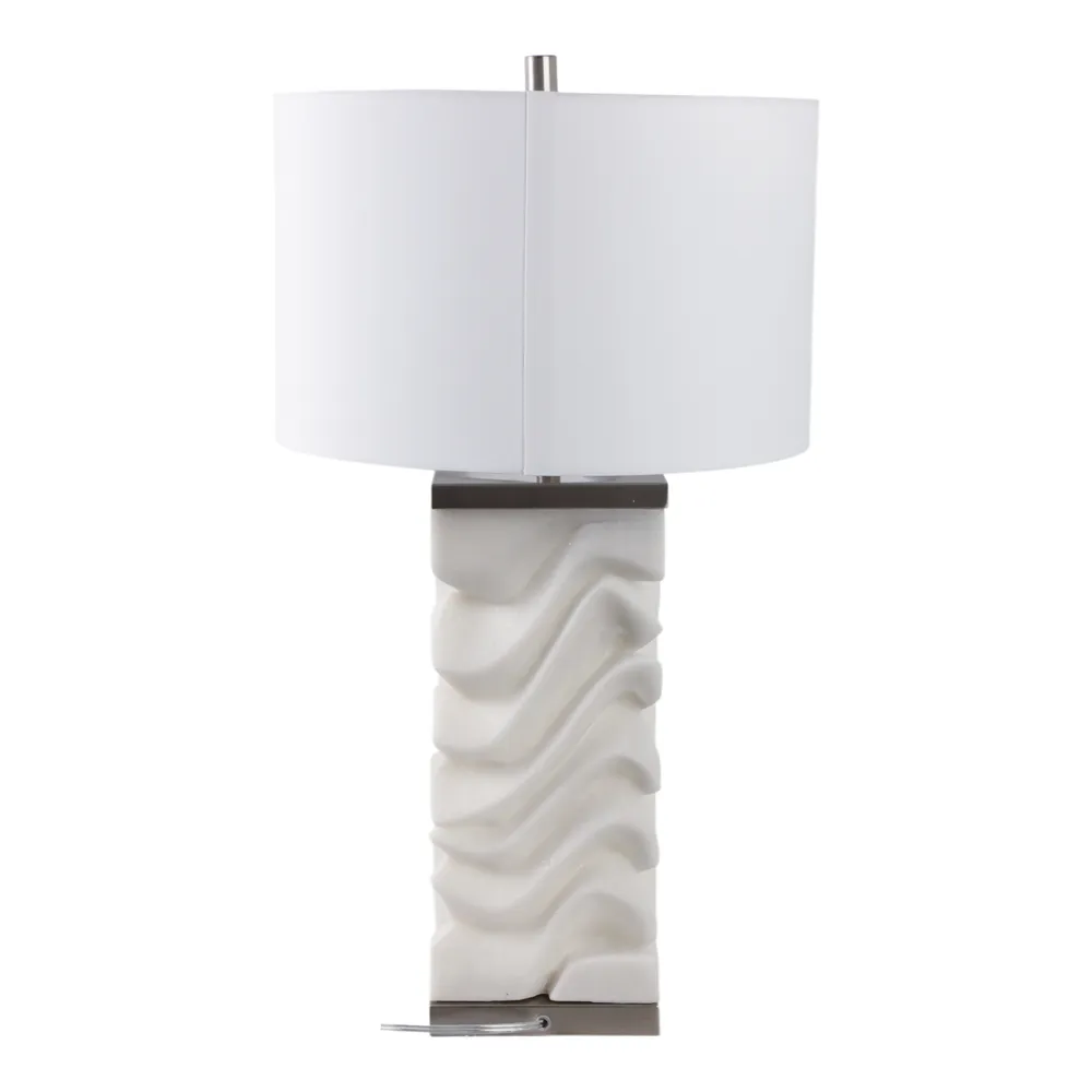 ELLIOTWICK WHITE LAMP 30 (IN)