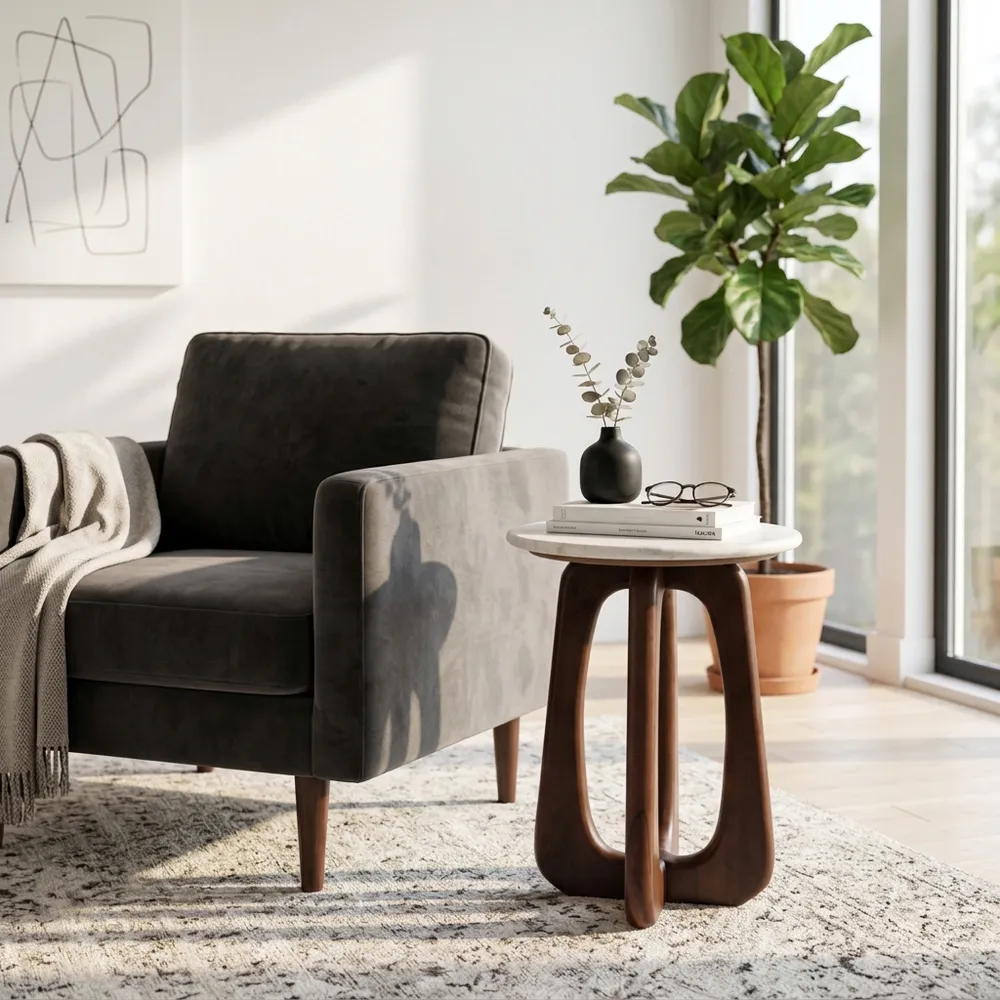 DEVONMORE BROWN TABLE 21 (IN)