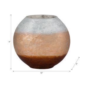 CLAYWORTH WHITE VASE 9 (IN) 10