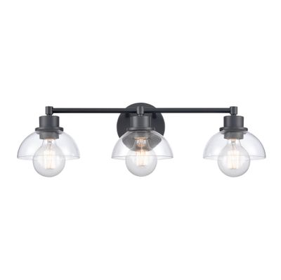 Julian 24″ Wide 3-Light Vanity Light - Matte Black