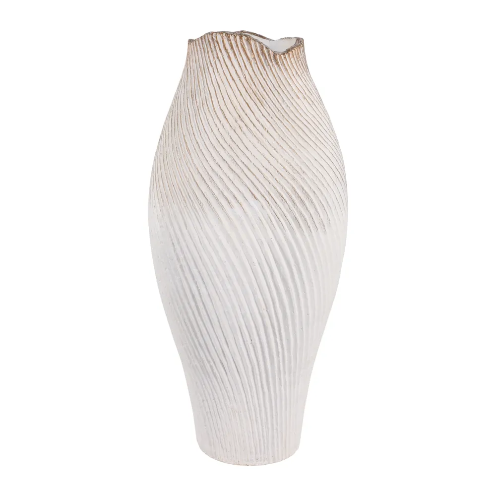 DENNINGLAND WHITE VASE 26 (IN)