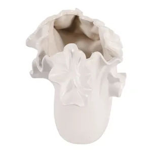 ALDERPORT WHITE VASE 7 (IN) 7