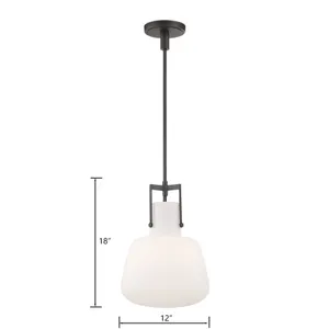 Izel 12'' Wide 1-Light Pendant - Oil Rubbed Bronze 2
