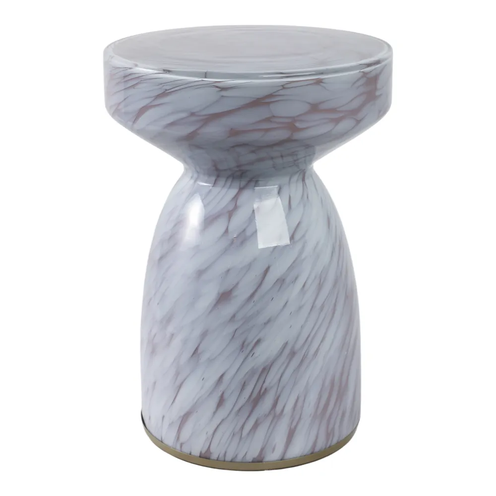 DEXTERMORE WHITE TABLE 18 (IN)