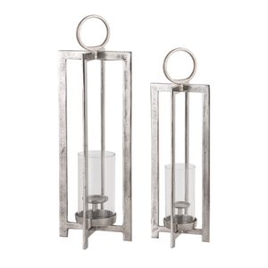 Wilmot Lantern - Large Silver 6