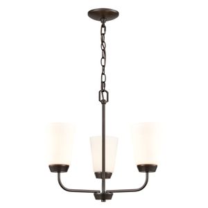 Winslow 19'' Wide 3-Light Chandelier - Oil Rubbed Bronze 1