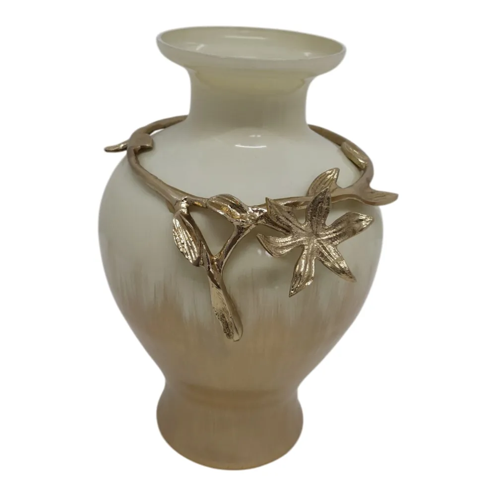 HOPEPORT GOLD VASE 15 (IN)