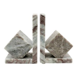 MARCFIELD SET OF 2 GRAY BOOKENDS 6 (IN) 1