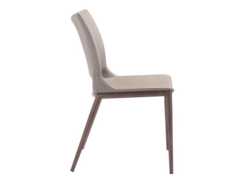Ace Dining Chair Brown & Walnut 3