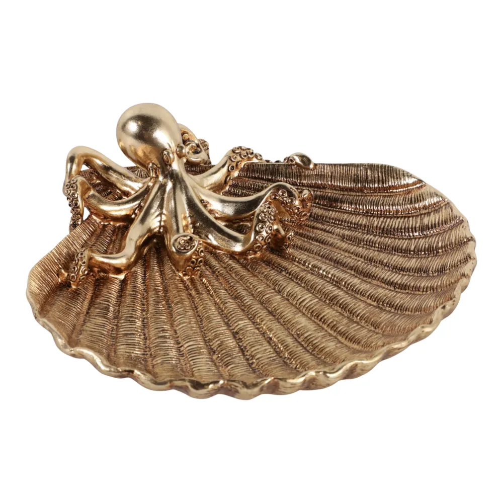 HANKWOOD GOLD TRINKET DISH 4 (IN)