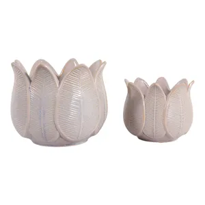 BRADYRIDGE SET OF 2 PURPLE PLANTER 7 (IN) 3