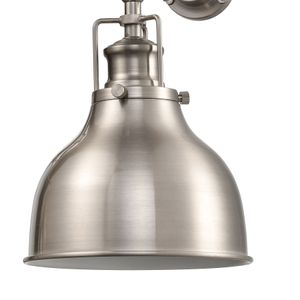 Skillet 12'' High 2-Light Sconce - Satin Nickel 4