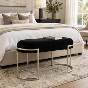 RUBYSTONE BLACK BENCH 19 (IN) 10