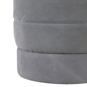 PENNFIELD GRAY OTTOMAN 19 (IN) 8