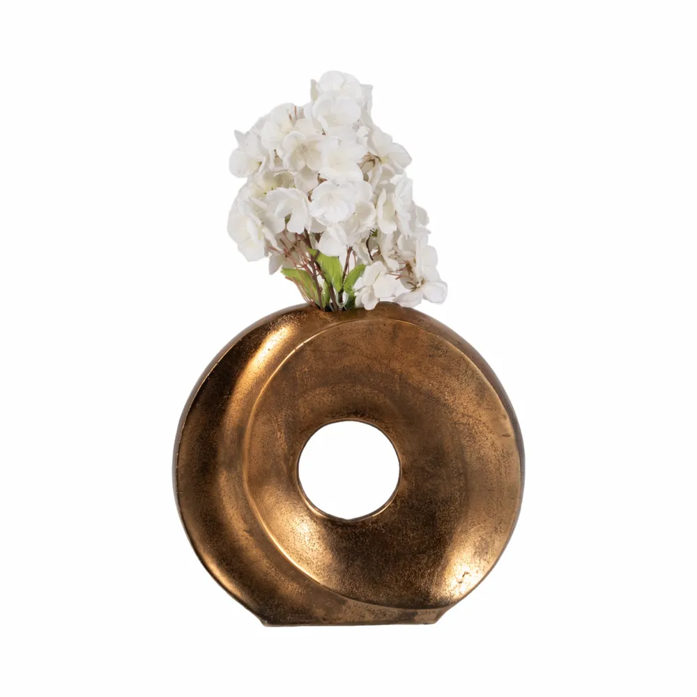 ELMONTSTONE BRONZE VASE 11 (IN)