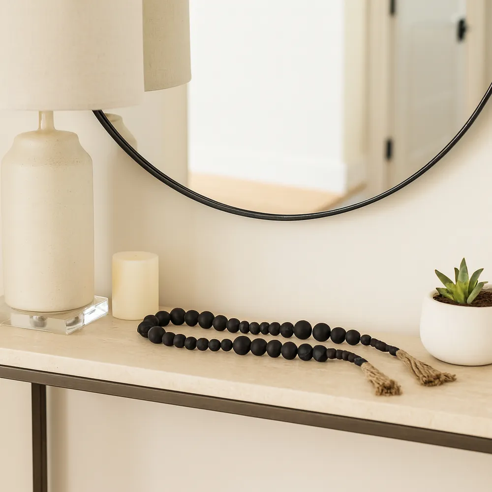 DUNEFORD BLACK BEAD 2 (IN)