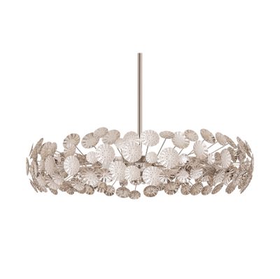 Camora 37″ Wide 5-Light Chandelier - Nickel