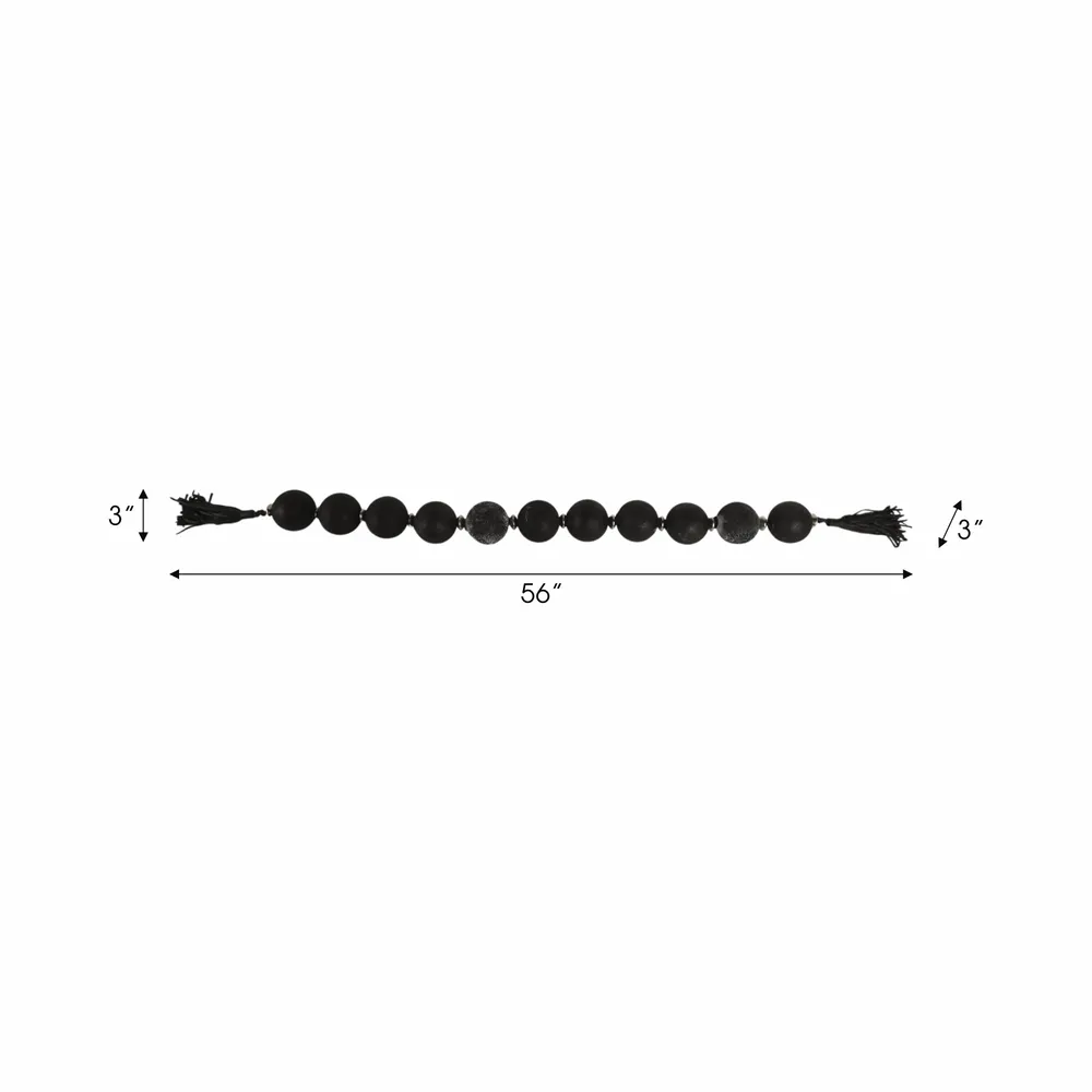 CALVINDALE BLACK BEAD 3 (IN)