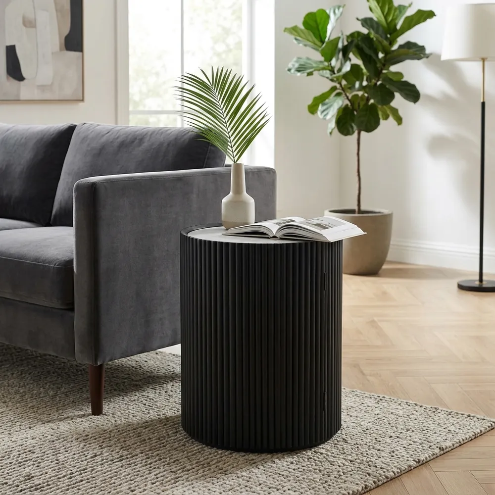 PRESTONPORT BLACK TABLE 20 (IN)