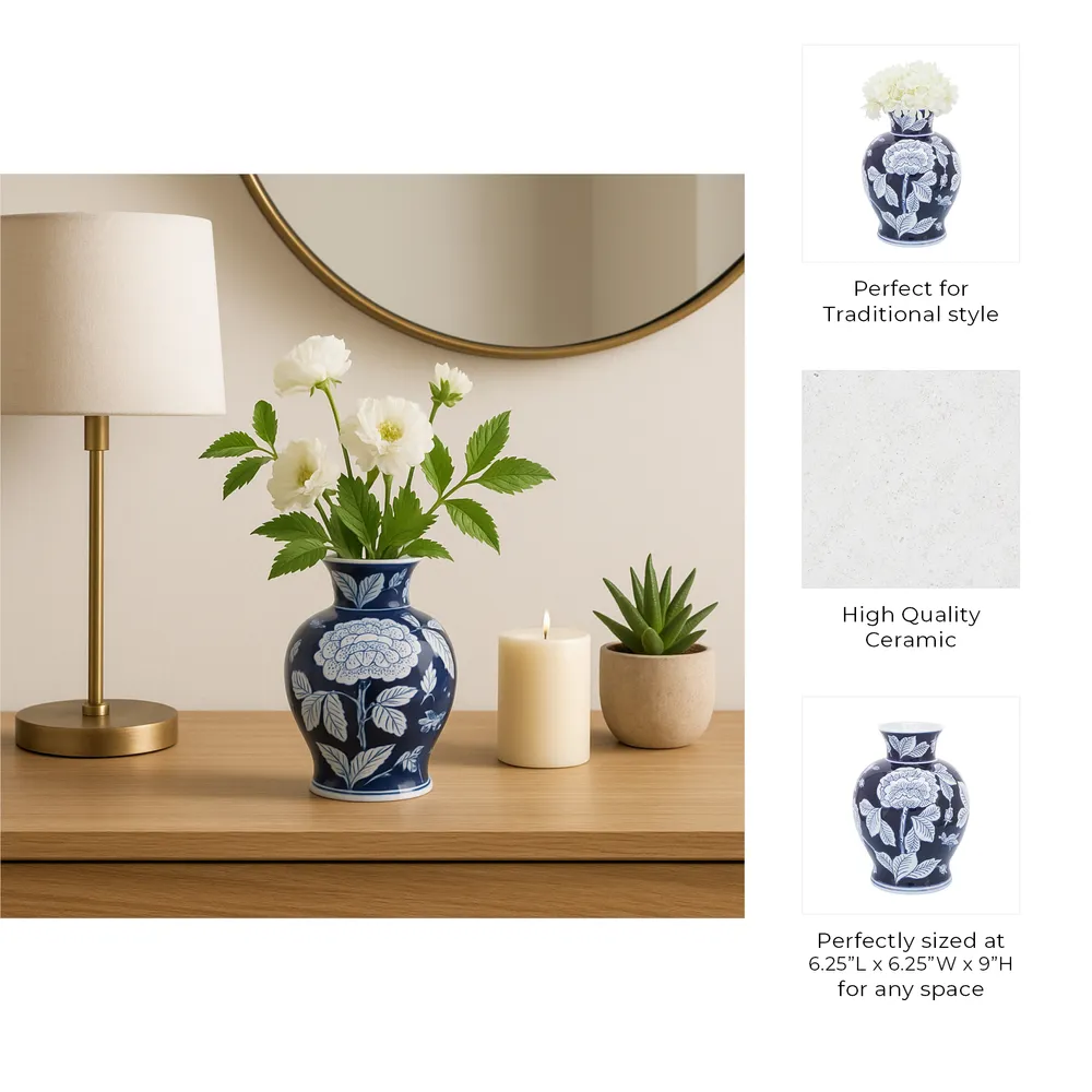 CASEYFIELD BLUE CHINOISERIE 9 (IN)