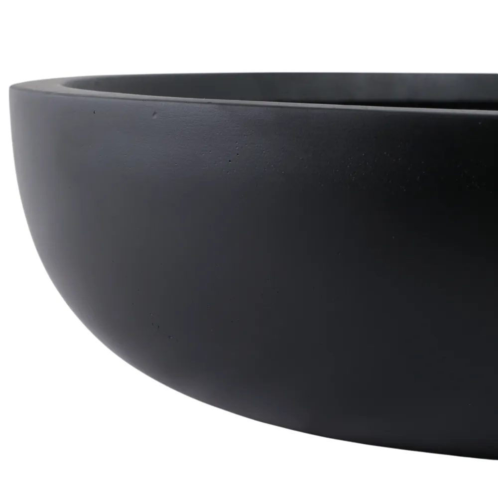 SHAYHOLM SET OF 3 BLACK PLANTER 6 (IN)