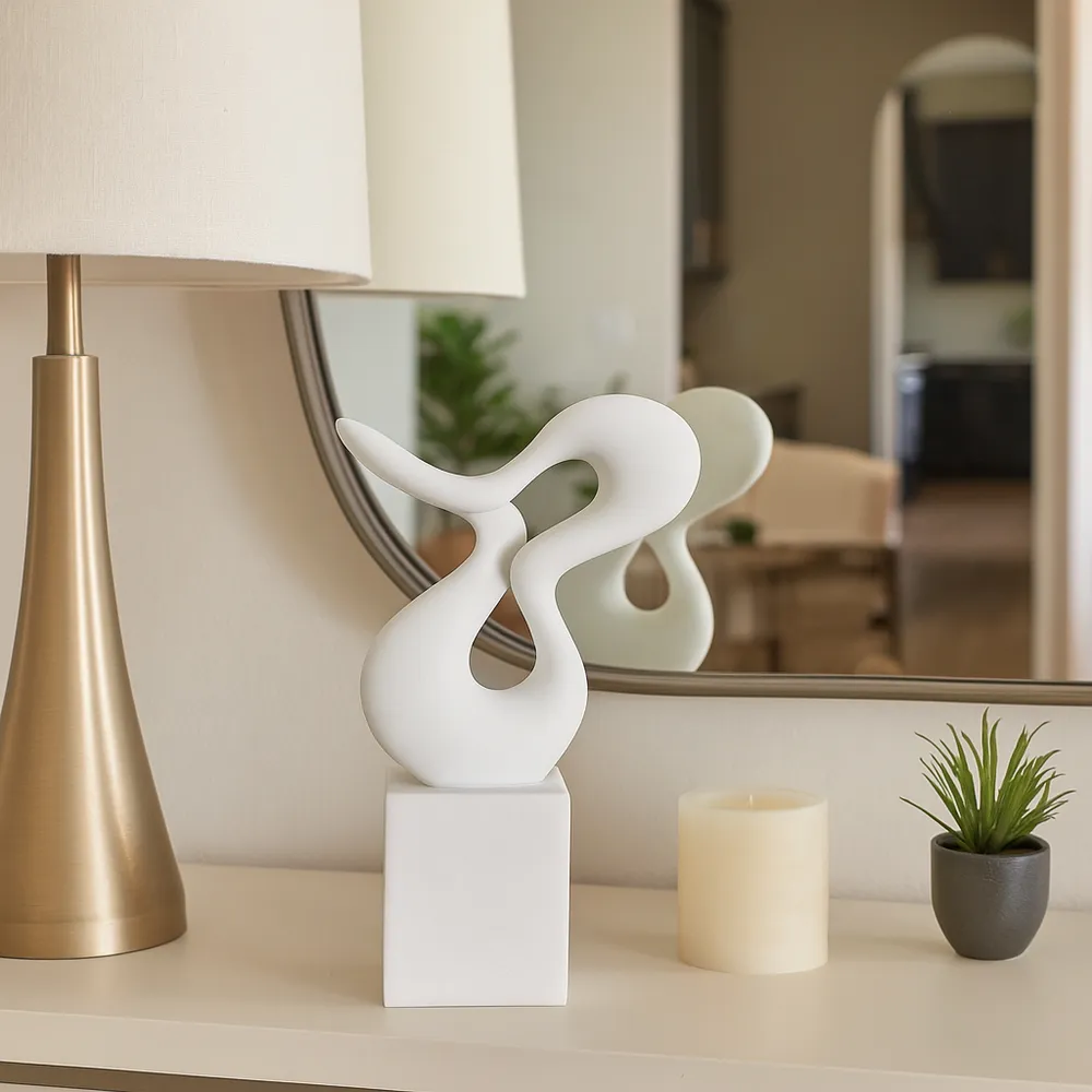 DARRENLAND WHITE DECOR 12 (IN)