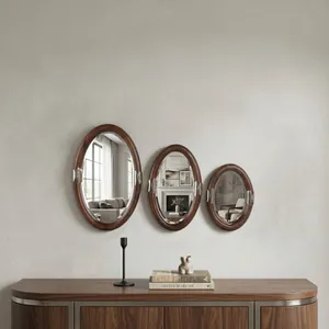 HATTONLEY SET OF 3 BROWN MIRRORS 22 (IN) 2