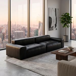 BENNETWELL BLACK SOFA 121 (IN) 12