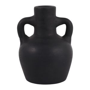 FARLEYBEACH BLACK VASE 6 (IN) 6