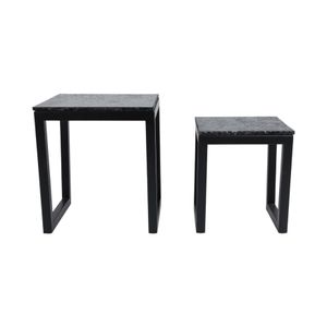 DRAKECLIFF SET OF 2 BLACK TABLE 23 (IN) 5