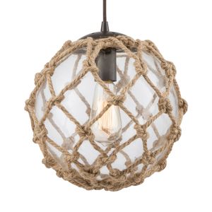Coastal Inlet 11'' Wide 1-Light Mini Pendant - Oil Rubbed Bronze 4