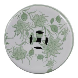 HUNTERDALE GREEN GARDEN STOOL 18 (IN) 7