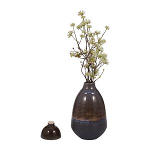 CARLINFIELD BROWN VASE 12 (IN) 3