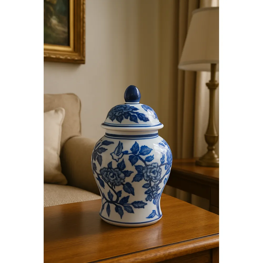 GUNNSHAW BLUE CHINOISERIE 9 (IN)
