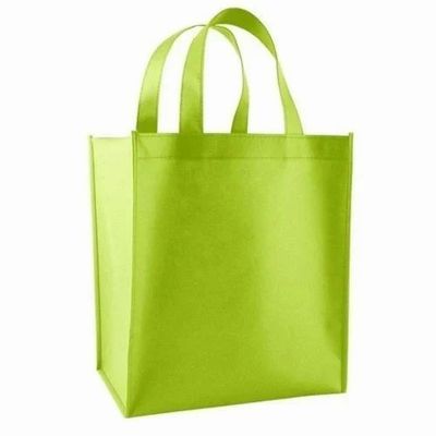 SMALL NONWOVEN PROMO TOTE - GREEN