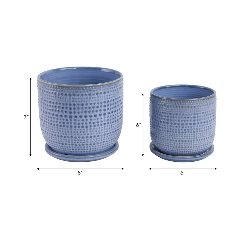 FIONAOAK SET OF 2 PLANTER 7 (IN)