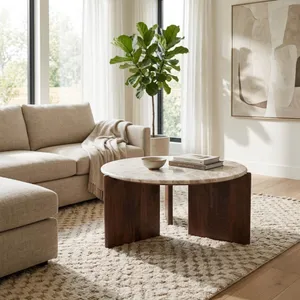 HALSEYCLIFF BROWN COFFEE TABLE 18 (IN) 11