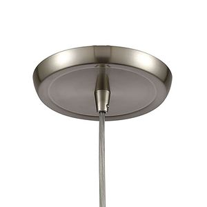 Capri 6'' Wide 1-Light Mini Pendant - Satin Nickel 4
