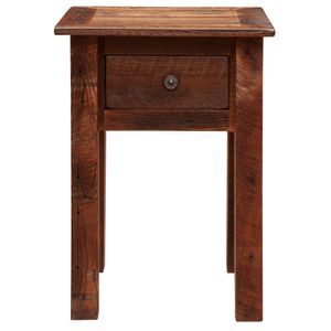 Barnwood One Drawer Nightstand 4