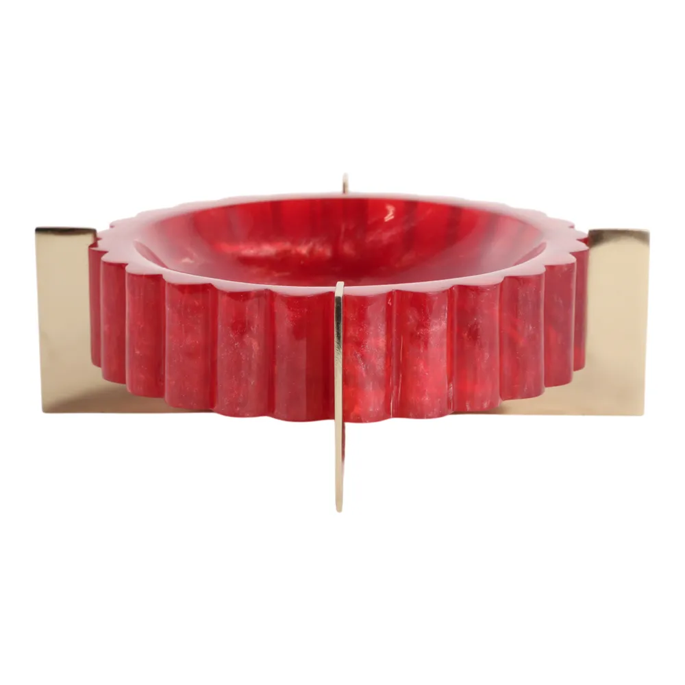 BUFORDMORE RED BOWL 3 (IN)